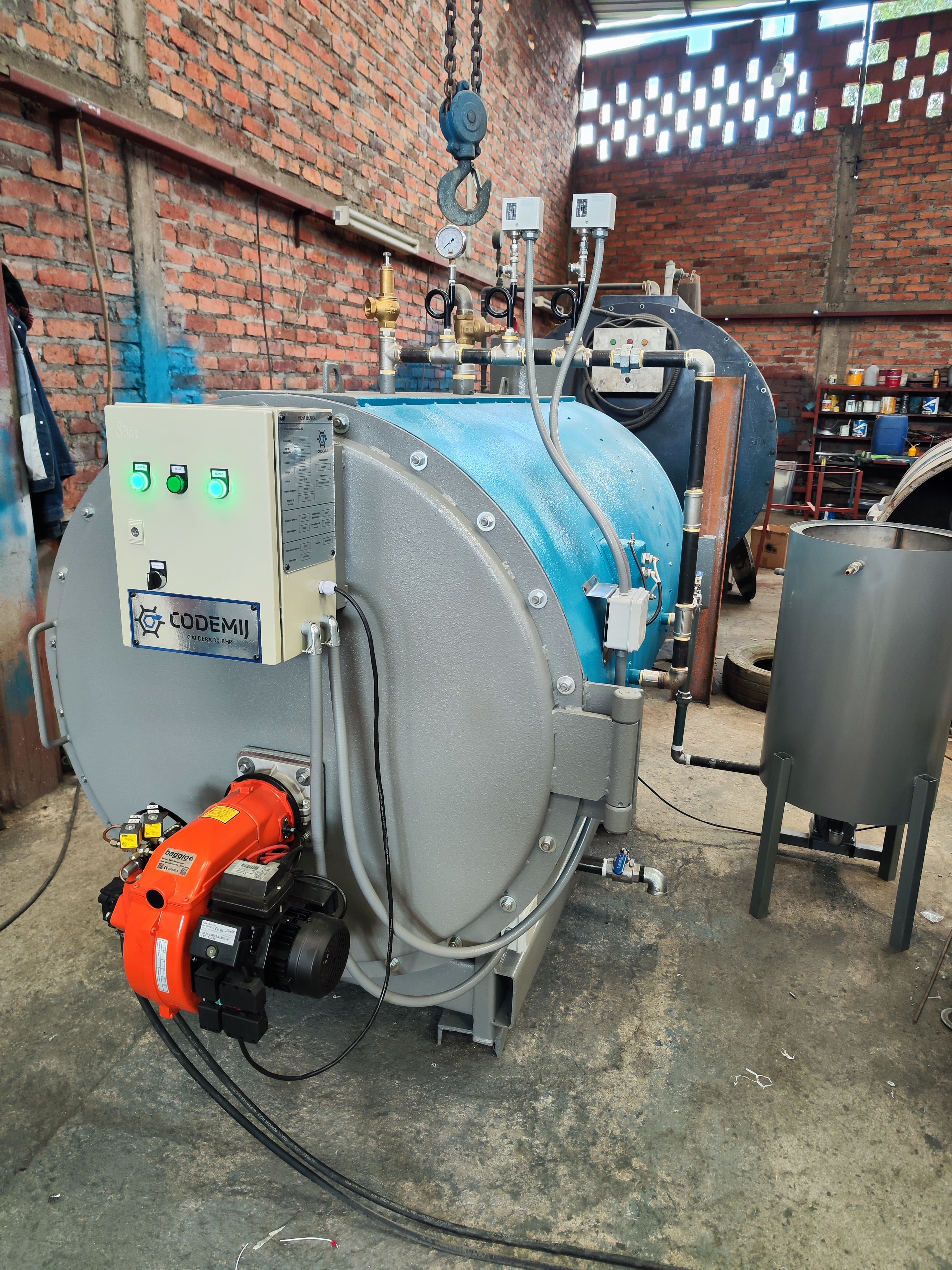 Caldera pirotubular horizontal de vapor para industria pesada CODEMIJ